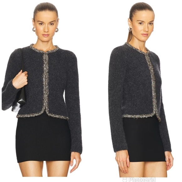 Rag & Bone Davies Cardigan in Charcoal X Size Small New With Tags! - Picture 1 of 14